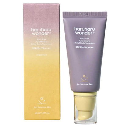haruharu wonder Black Rice Pure Mineral Relief Daily Sunscreen