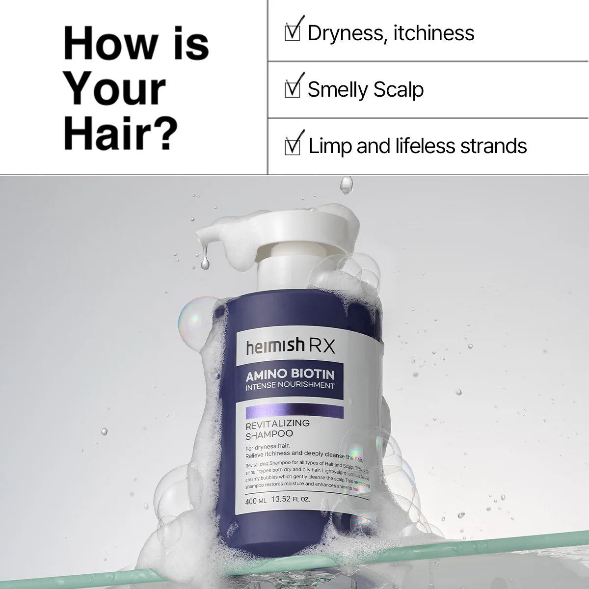 heimish - RX Amino Biotin Revitalizing Shampoo
