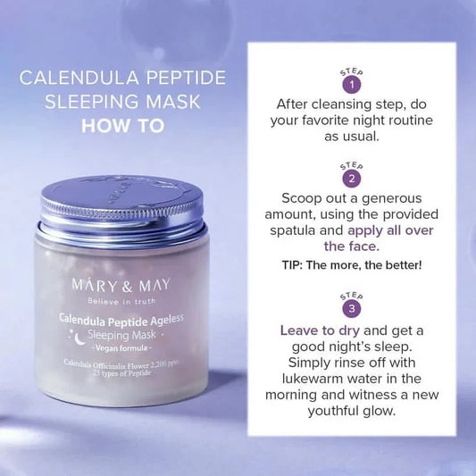 Mary & May Calendula Peptide Ageless Sleeping Mask
