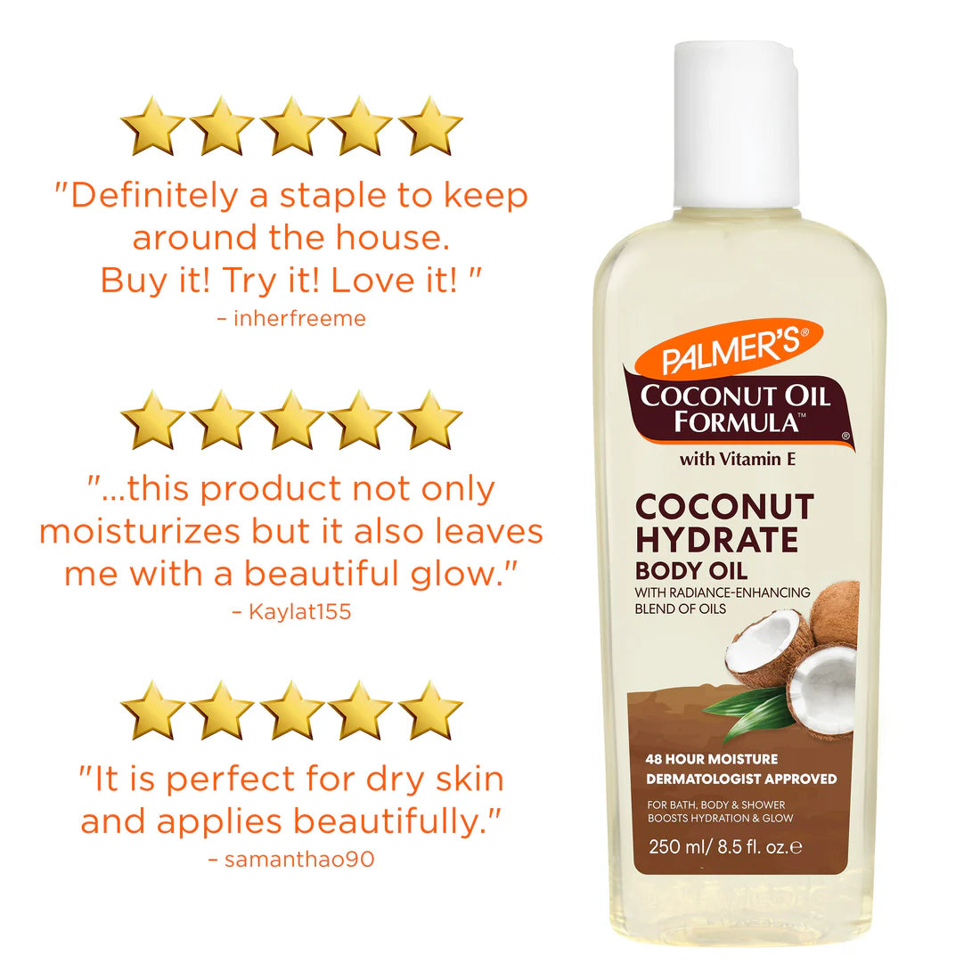 Palmer’s Coconut Oil Formula Coconut Hydrate Body Oil