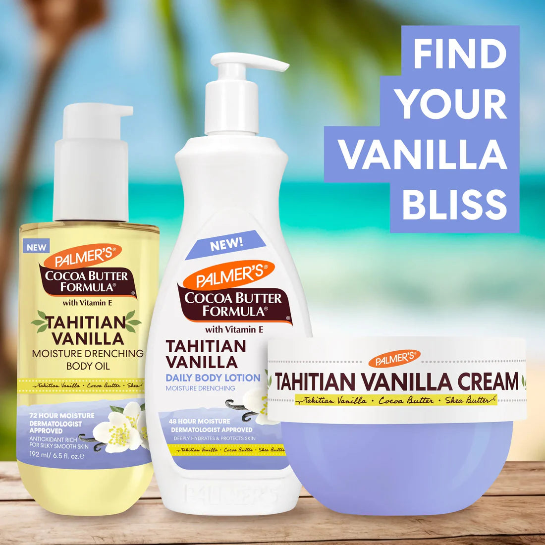 Palmer's Cocoa Butter Formula Tahitian Vanilla Moisture Drenching Body Cream