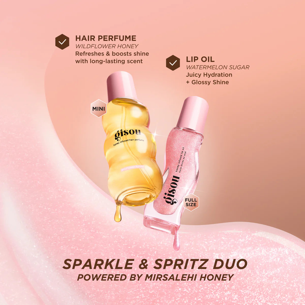 Gisou Sparkle & Spritz Duo