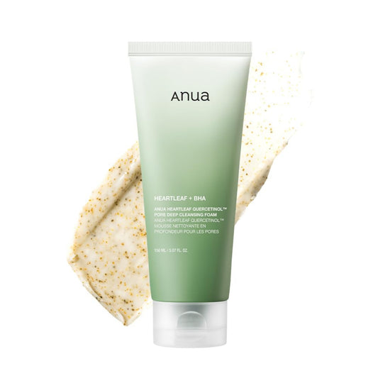 Anua Heartleaf Quercetinol Pore Deep Cleansing Foam Heartleaf + BHA