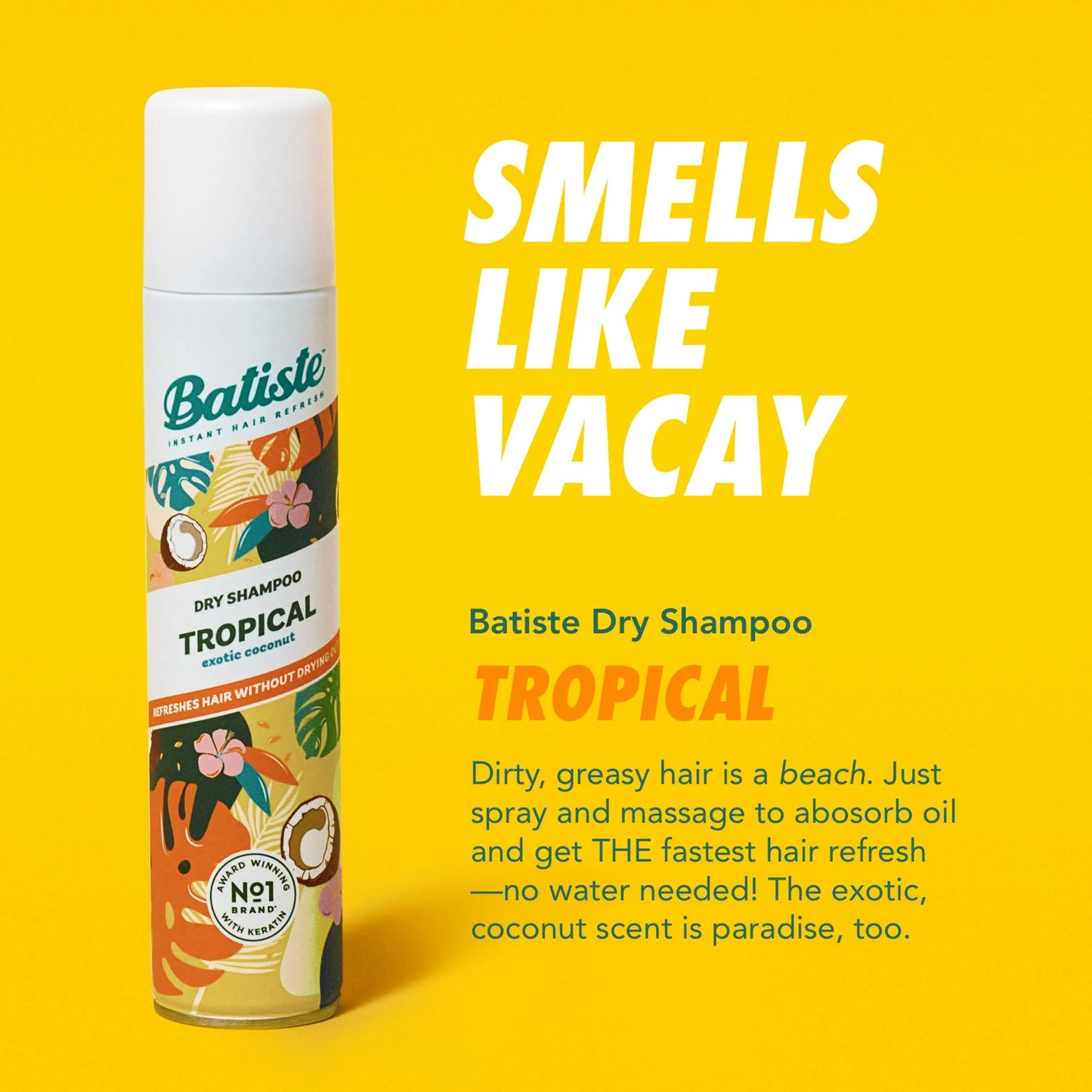 Batiste Tropical Dry Shampoo Coconut & Exotic