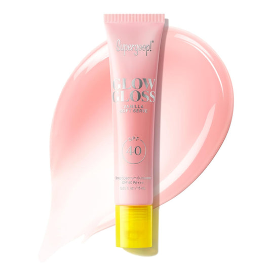 Supergoop! Glow Gloss SPF 40 Lip Balm – Vanilla Soft Serve