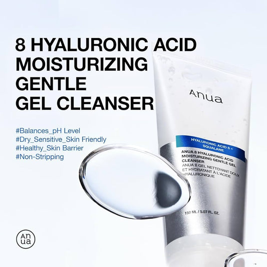 Anua 8 Hyaluronic Acid Moisturizing Gentle Gel Cleanser
