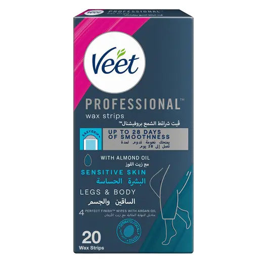 Veet Professional Wax Strips for Legs & Body