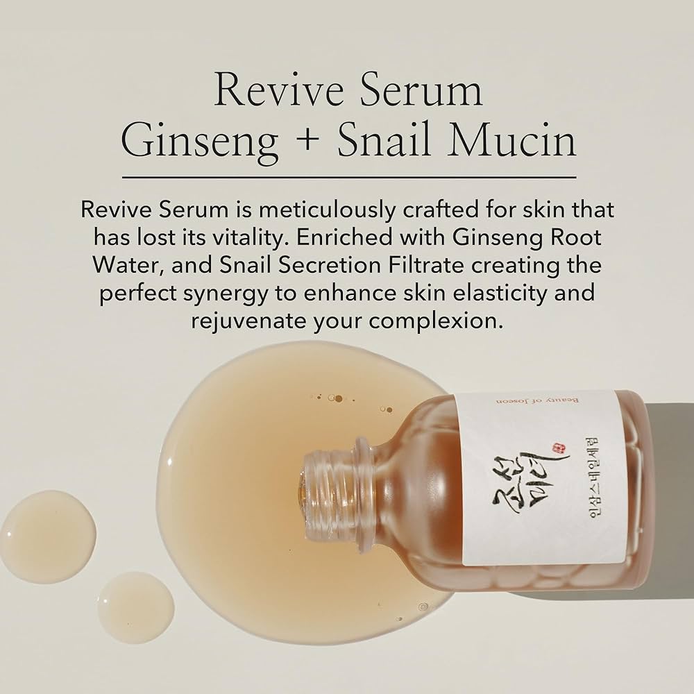 Beauty Of Joseon	Revive Serum: Ginseng + Snail Mucin