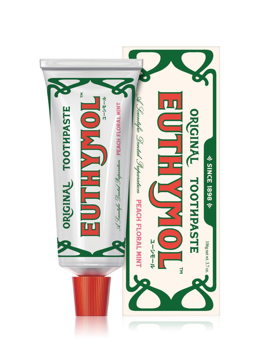 Ginza Stefany Tokyo EUTHYMOL Peach Floral Mint Toothpaste