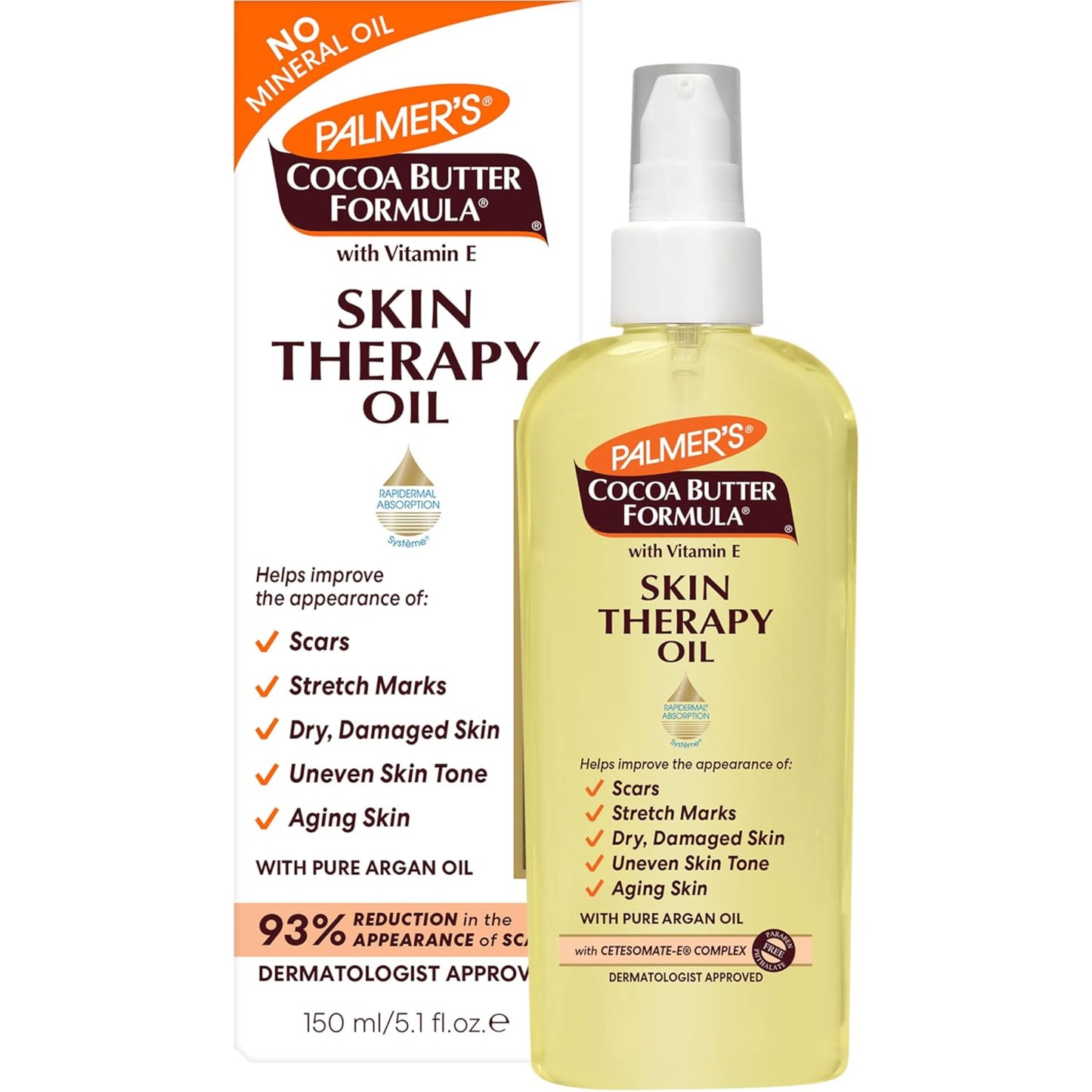 Palmer’s Cocoa Butter Formula Skin Therapy Oil with Vitamin E (Argan Oil variant)