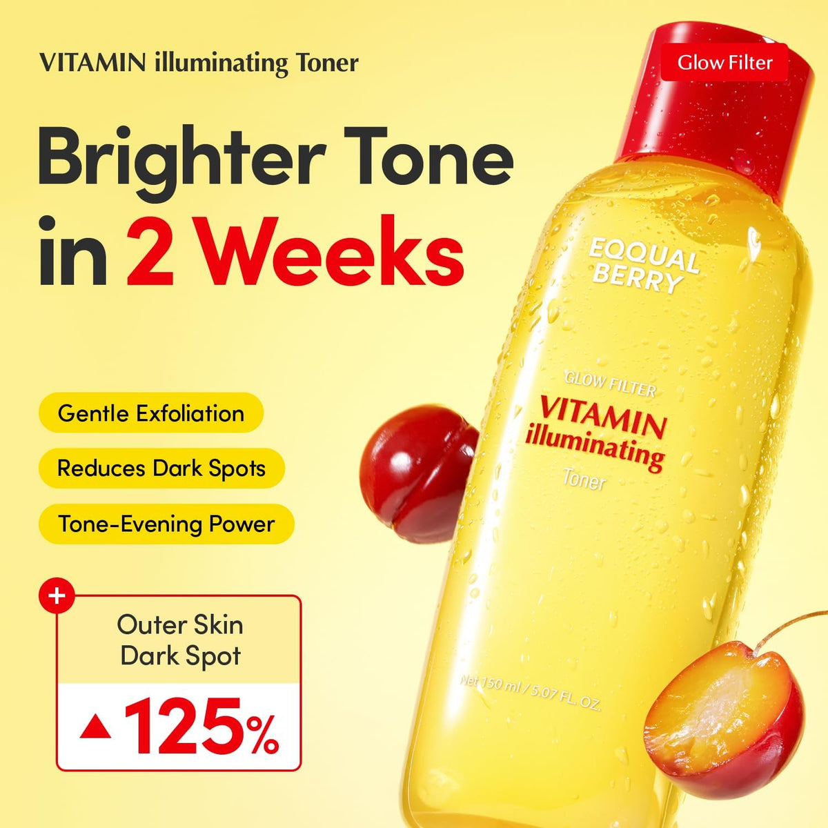 EQQUALBERRY Vitamin illuminating Toner