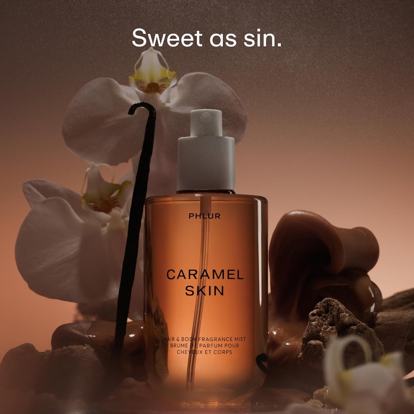 PHLUR Caramel Skin Body & Hair Fragrance Mist