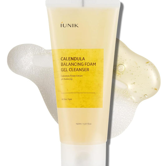IUNIK Calendula Balancing Foam Gel Cleanser