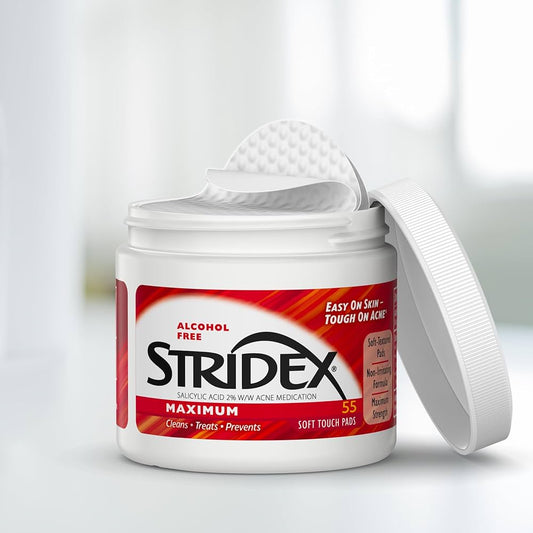 STRIDEX Maximum 2% Salicylic Acid Soft Touch Pads