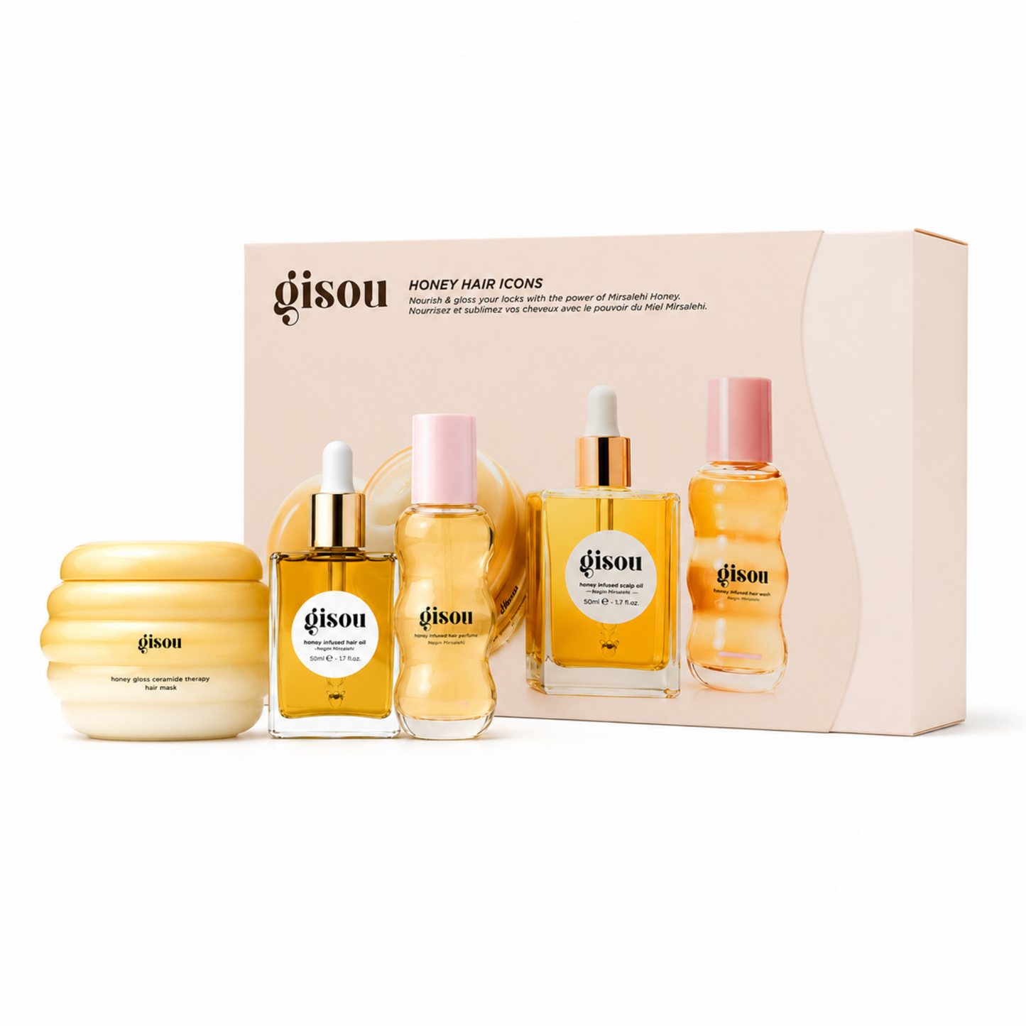 Gisou Honey Hair Icons Gift Set