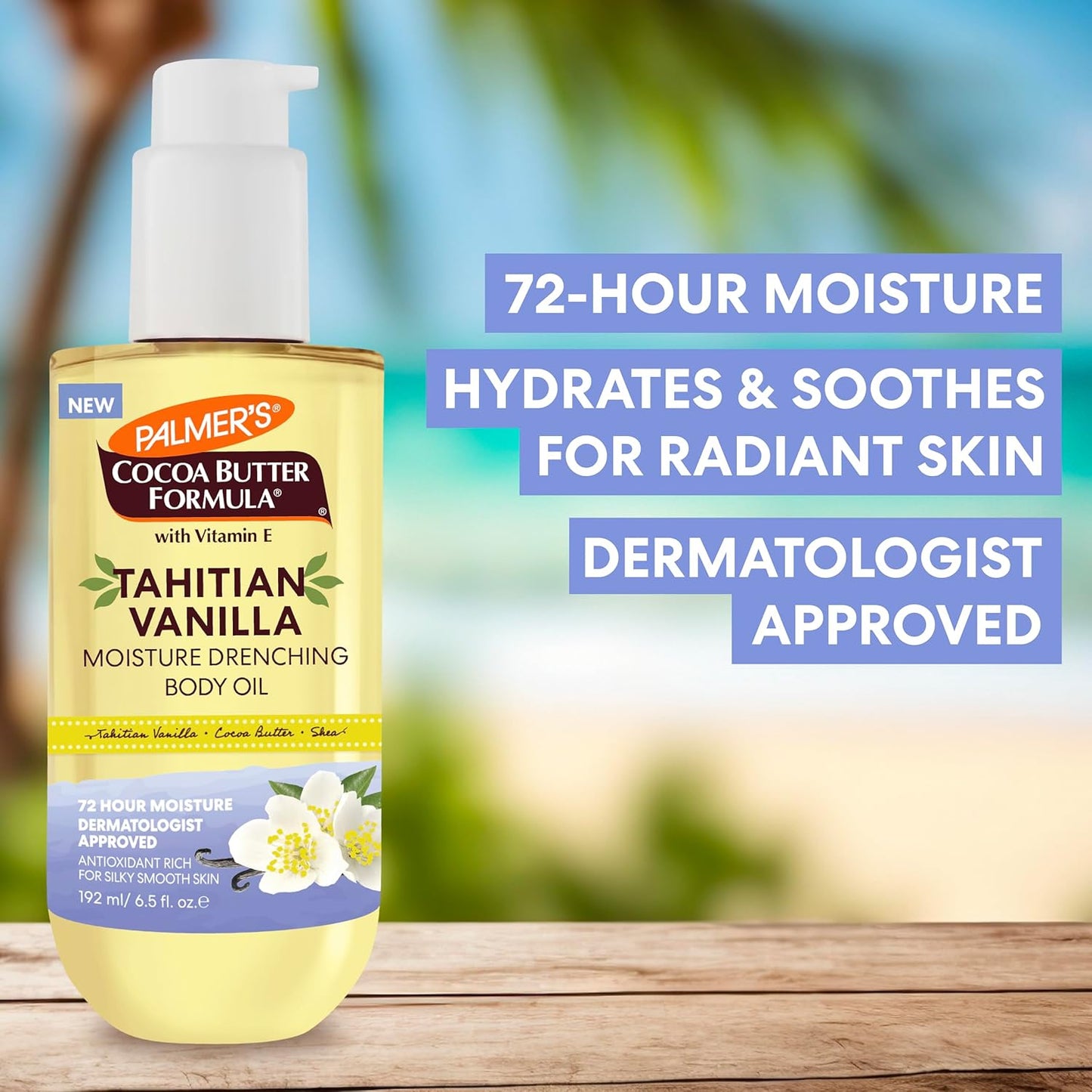 Palmer's Cocoa Butter Formula Tahitian Vanilla Moisture Drenching Body Oil