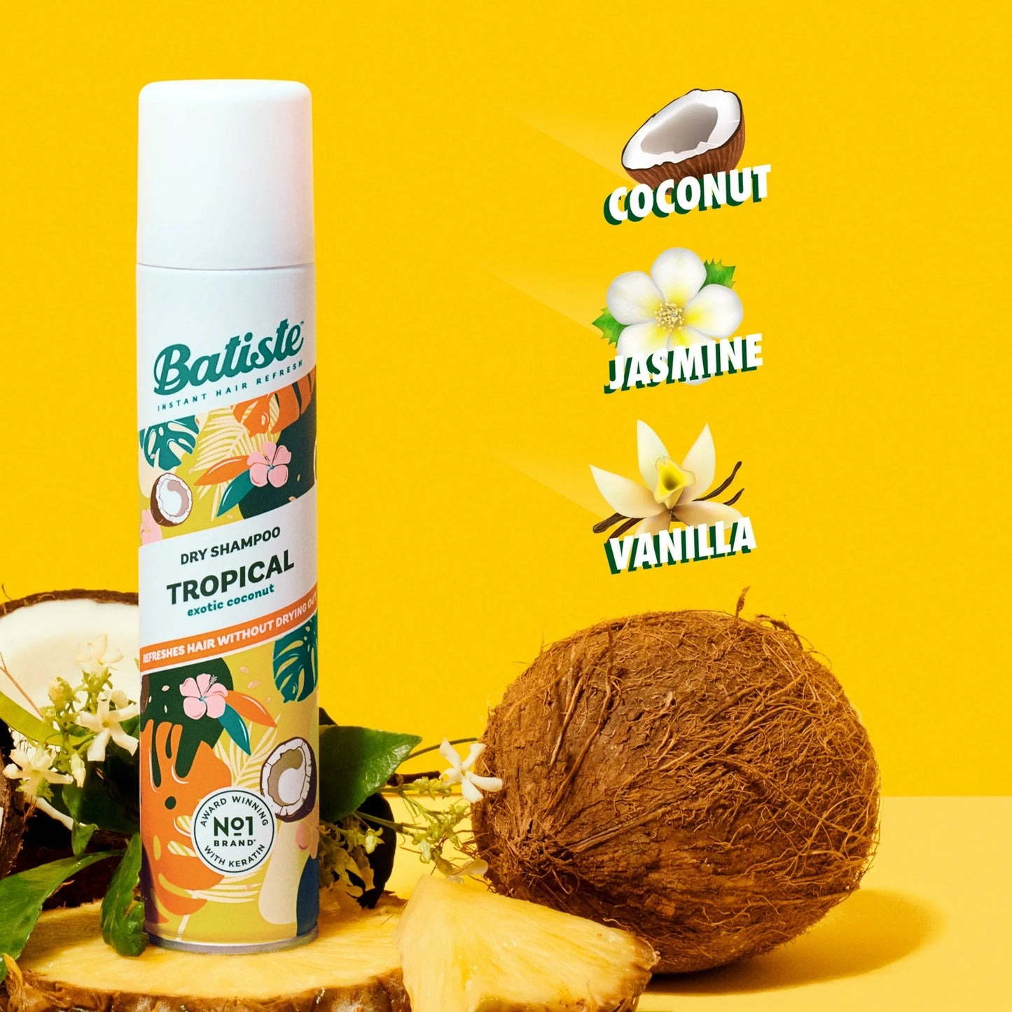Batiste Tropical Dry Shampoo Coconut & Exotic