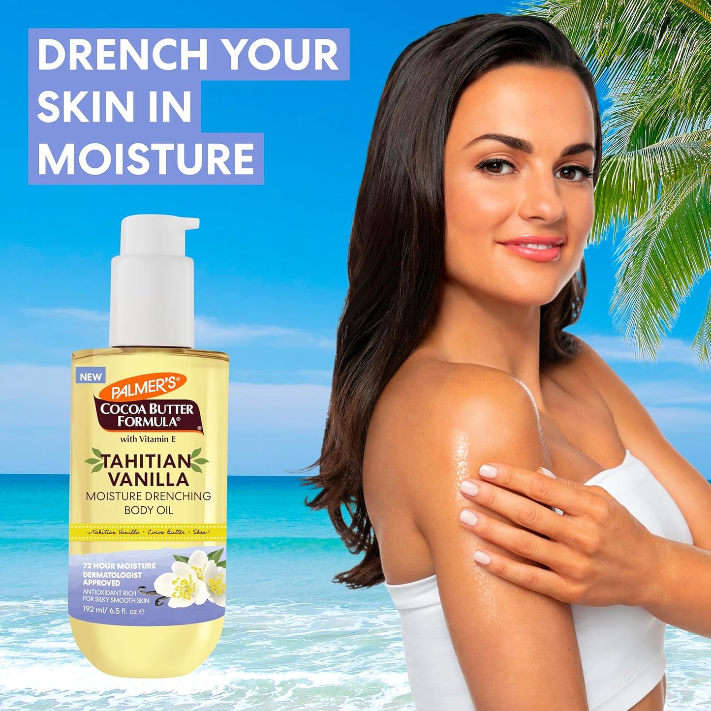 Palmer's Cocoa Butter Formula Tahitian Vanilla Moisture Drenching Body Oil