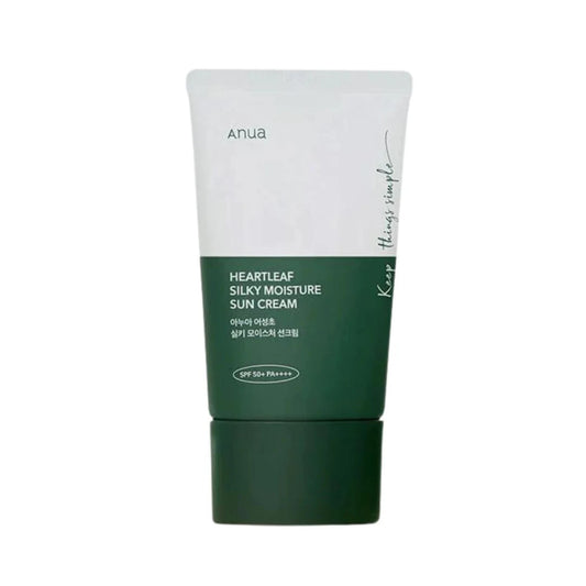 Anua Heartleaf Silky Moisture Sun Cream 