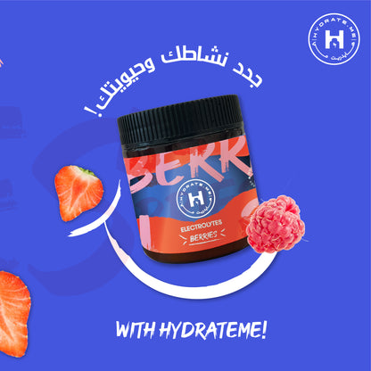 Hydrate Me Electrolytes Berries 60 SCOOPS