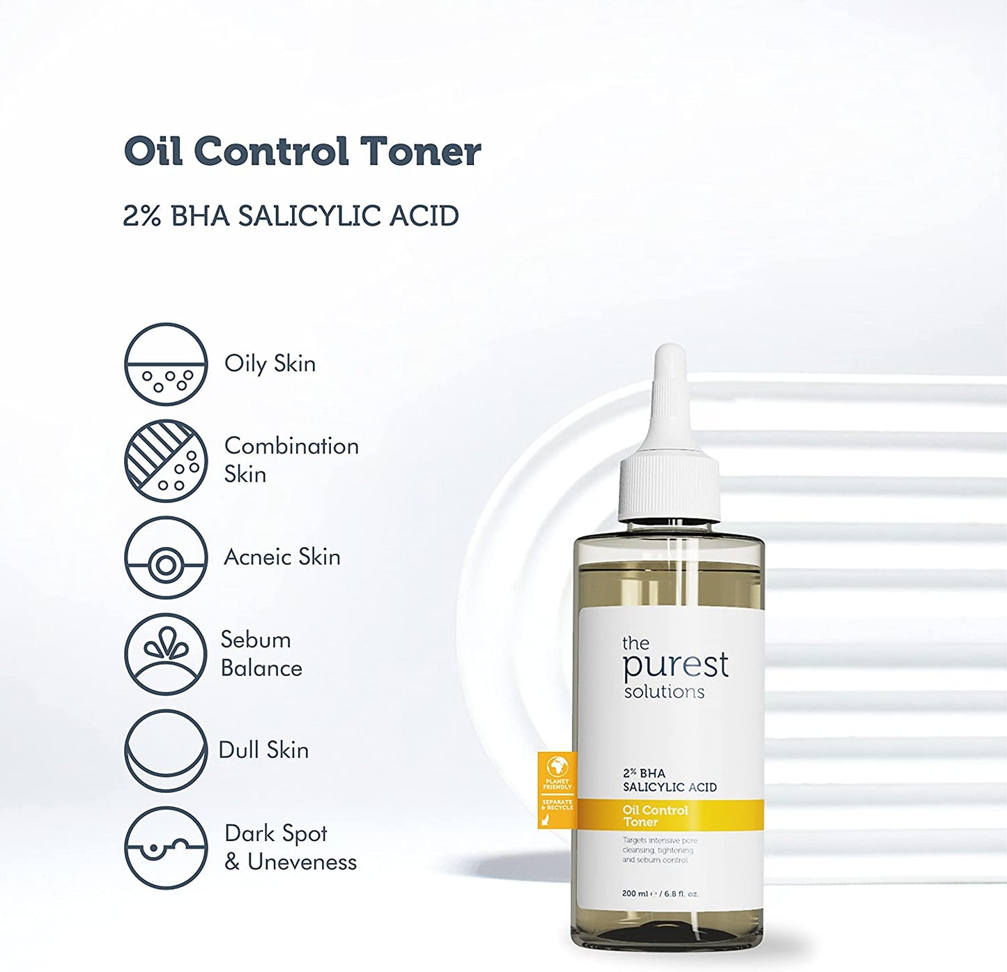 The Purest 2% BHA Salicylic Acid Oil Control Toner