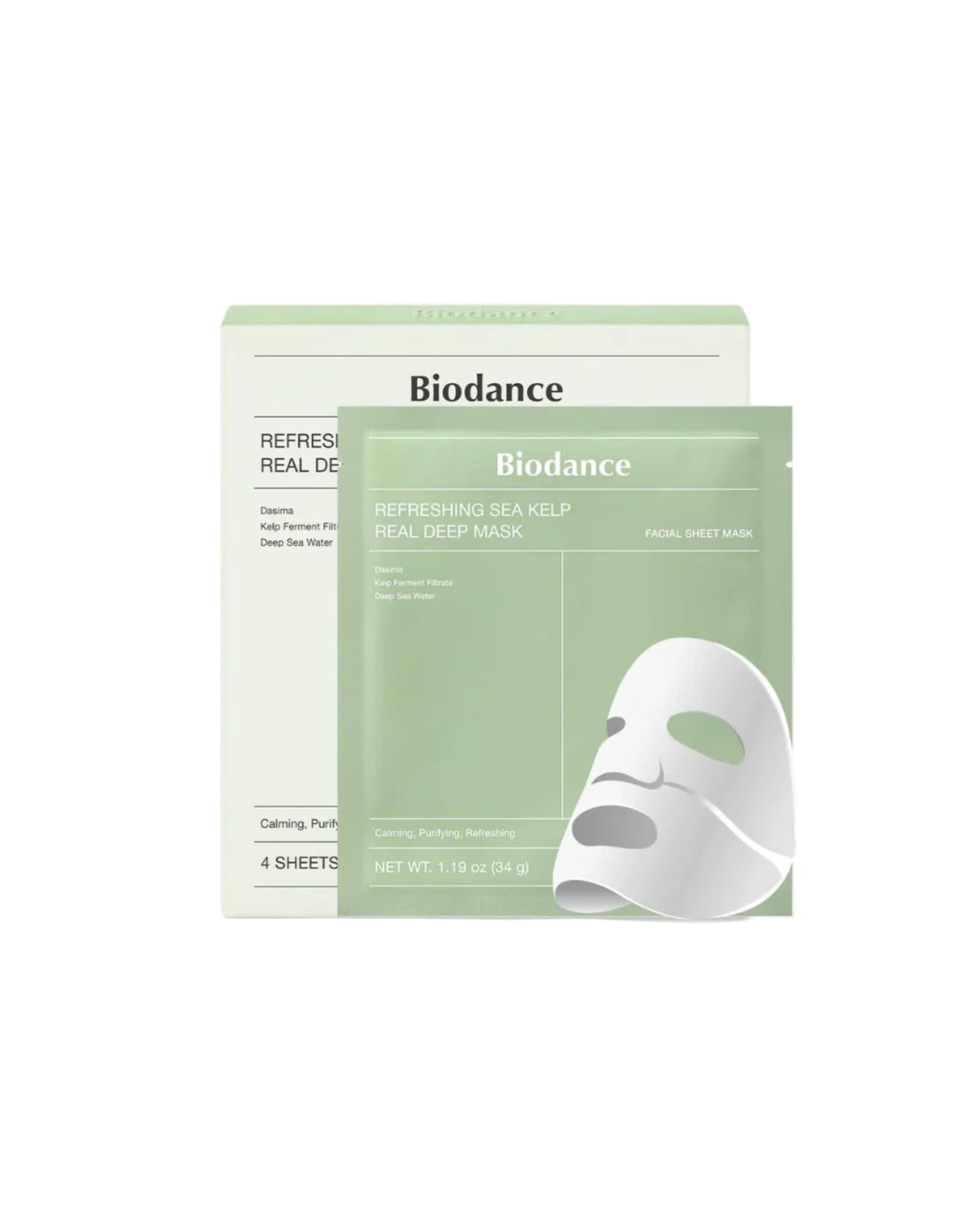 Biodance Refreshing Real Deep Mask packaging on a white background