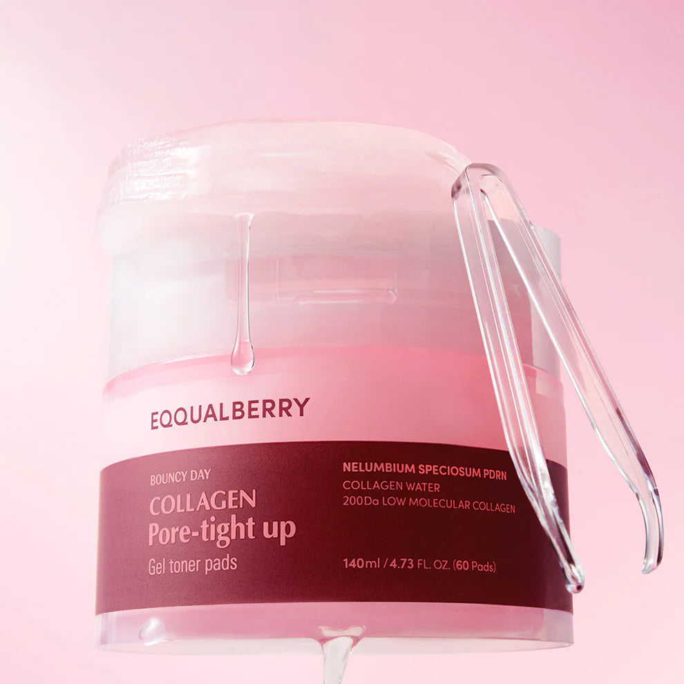 Eqqualberry Collagen Pore Tight Up Gel Toner Pad