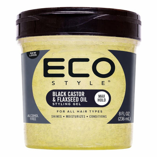 Eco Style Black Castor & Flaxseed Oil Styling Gel