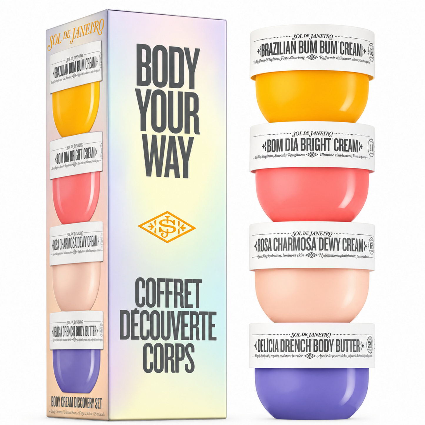 Sol De Janeiro Body Your Way Mini Cream Body Set
