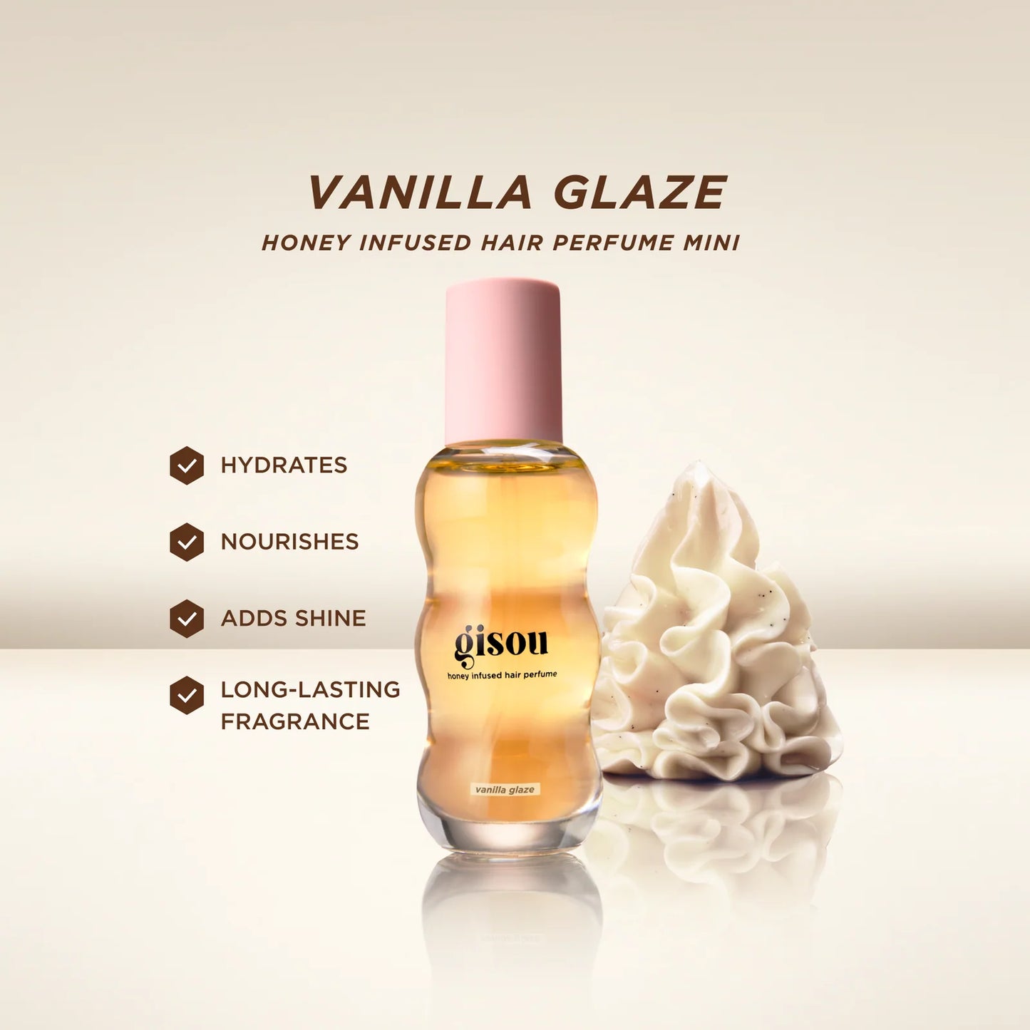 Gisou Honey Infused Hair Perfume Vanilla Glaze