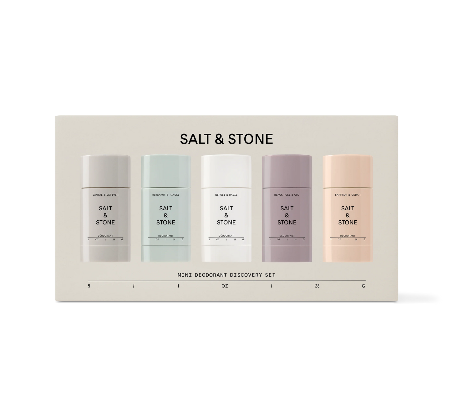 Salt & Stone Mini Deodorant Discovery Set