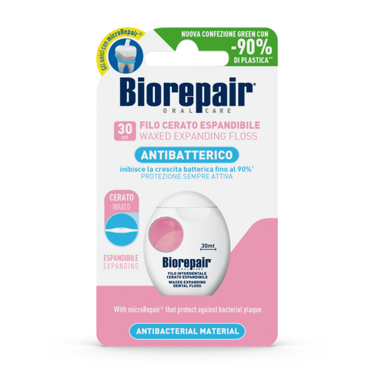 Biorepair Waxed Floss Antibacterial Material