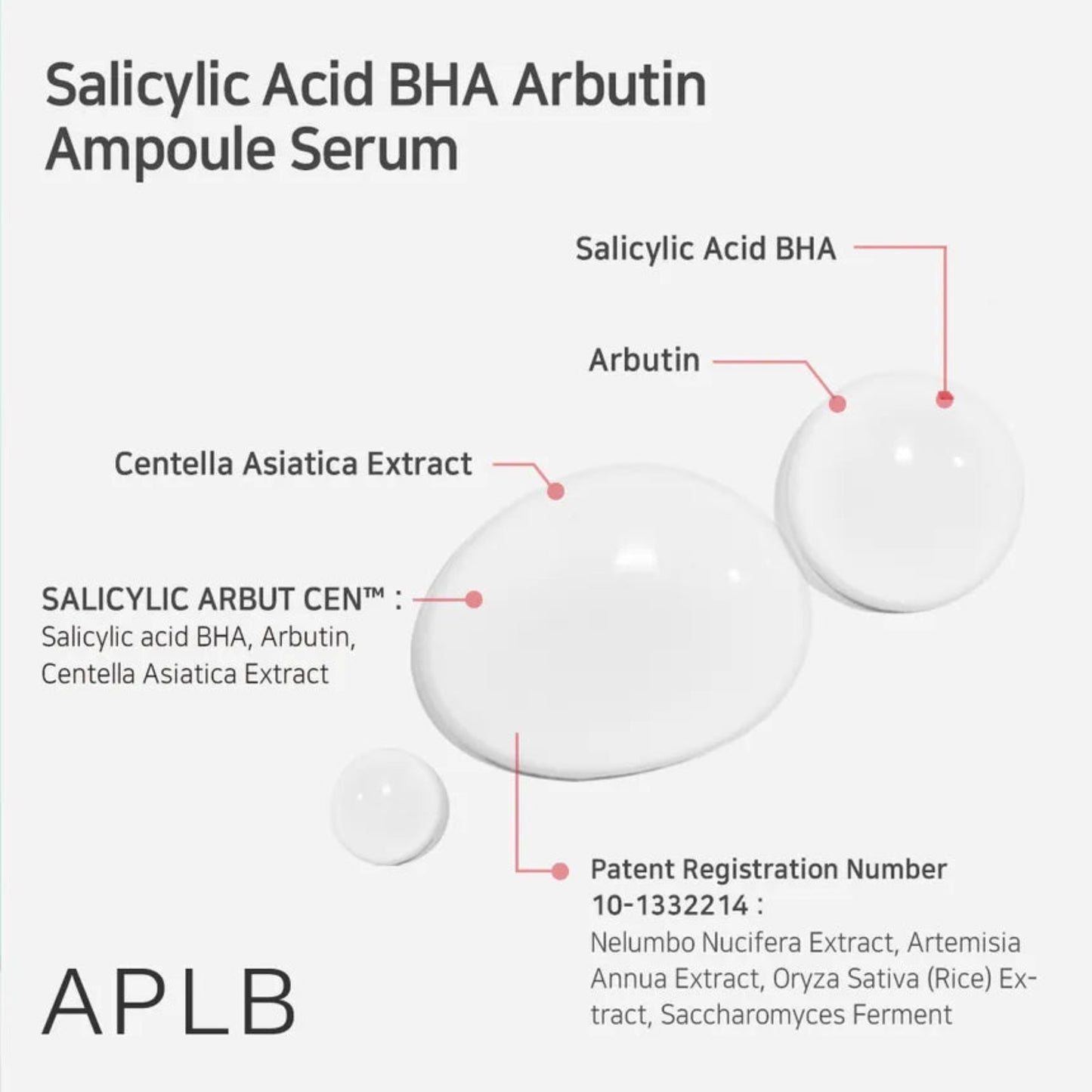 APLB Salicylic Acid BHA Arbutin Ampoule Serum