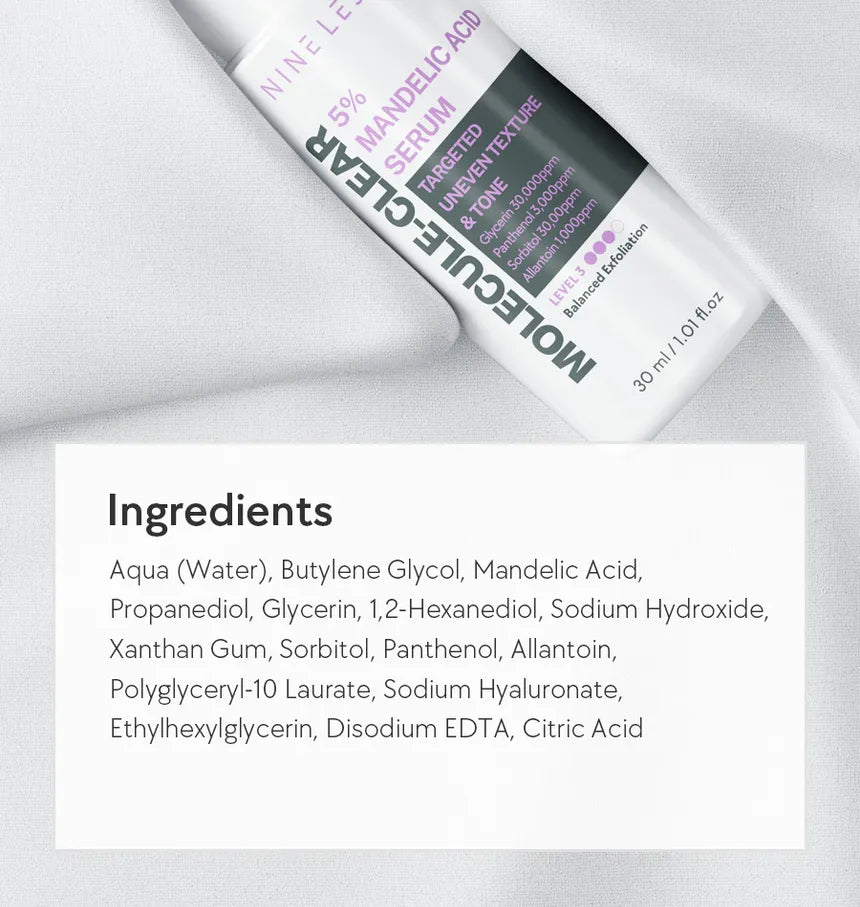 NINELESS Molecule-Clear 5% Mandelic Acid Serum