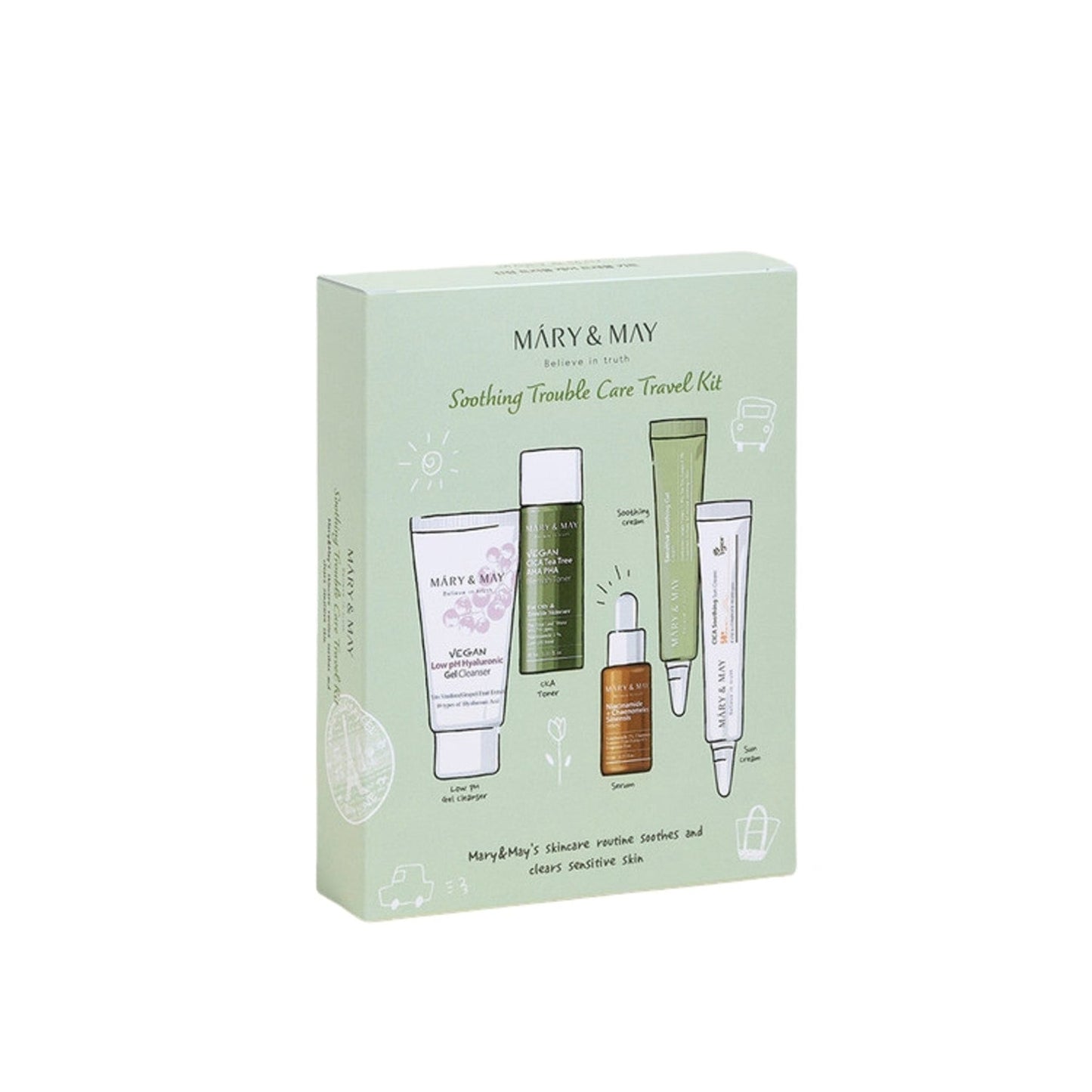 Mary&May Soothing Trouble Care Travel Kit