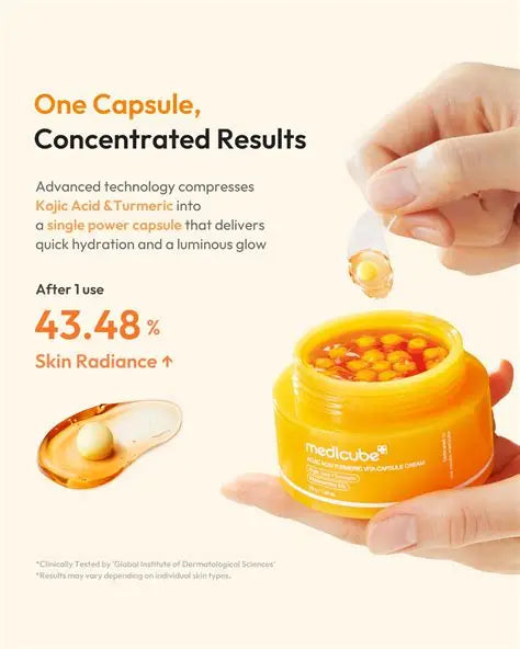 Medicube Kojic Acid Turmeric Vita Capsule Cream