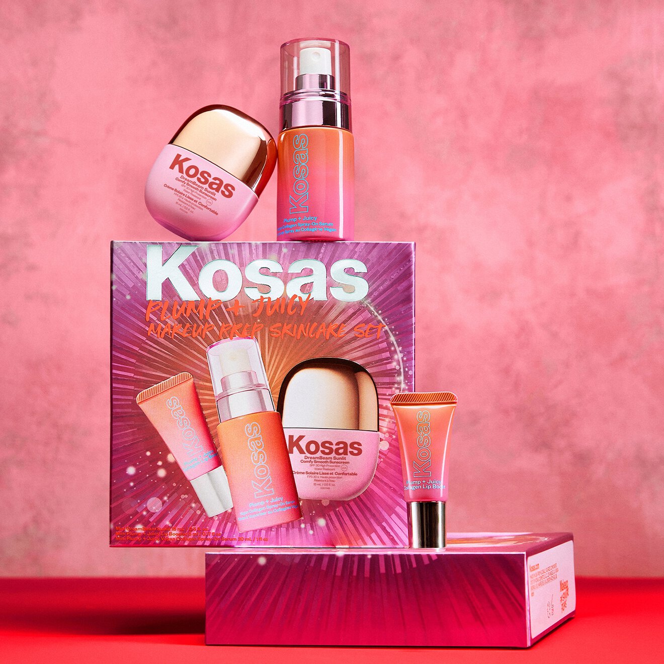Kosas Plump + Juicy Makeup Prep Skincare Set