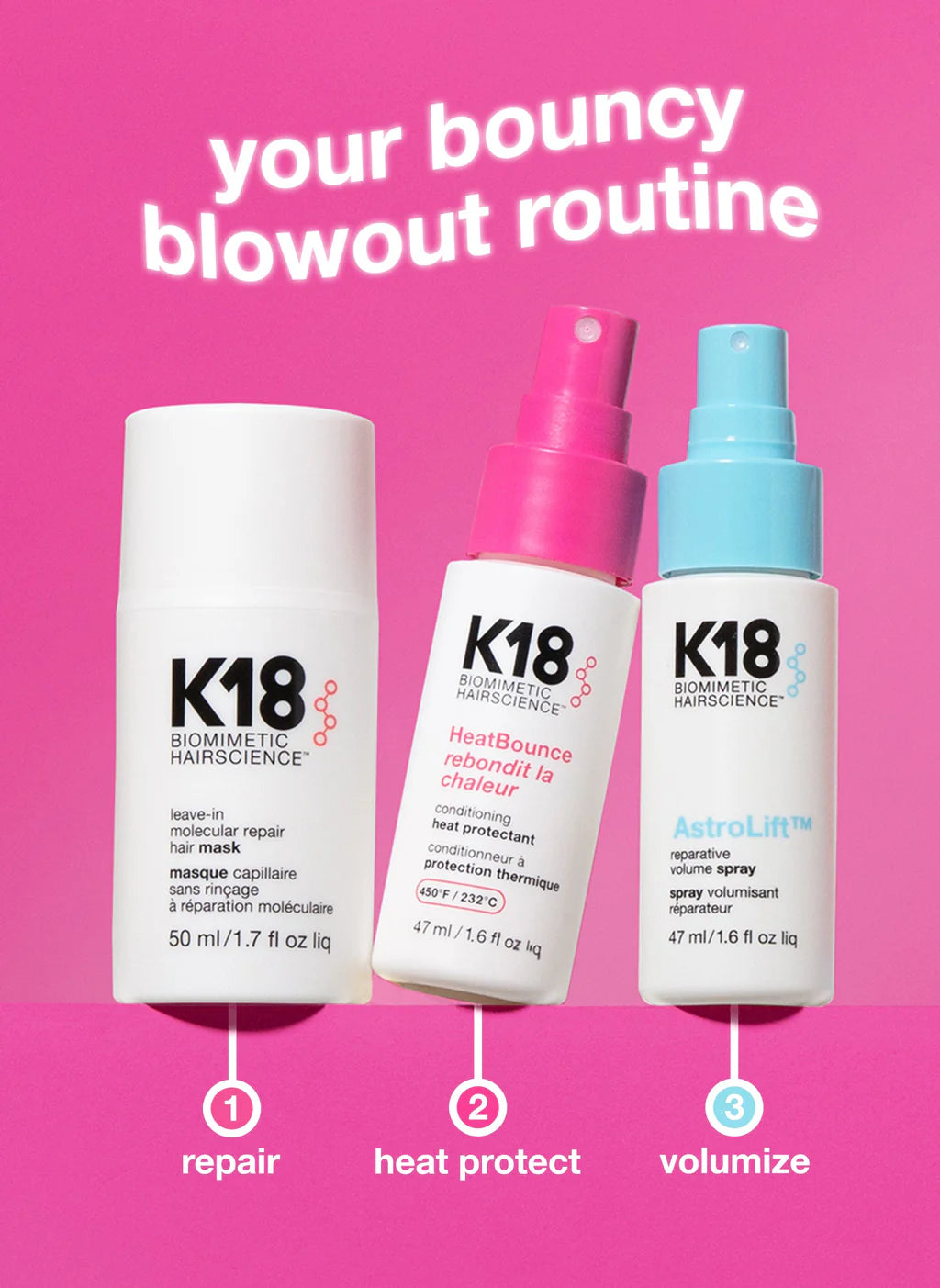 K18 Biomimetic Hairscience Salon Blowout At Home