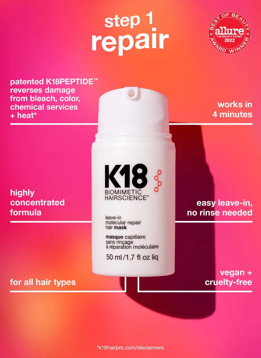 K18 Biomimetic Hairscience Salon Blowout At Home
