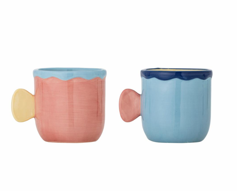 Bloomingville Willy Cup Multi Set Of 2  Stoneware