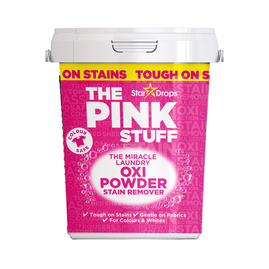 The Pink Stuff The Laundry Miracle Oxi Powder Stain Remover For Colours