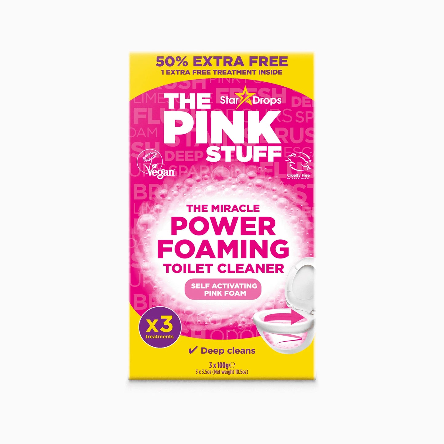 The Pink Stuff The Miracle Power Foaming Toilet Cleaner