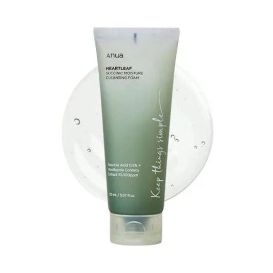 Anua Heartleaf Succinic Moisture Cleansing Foam