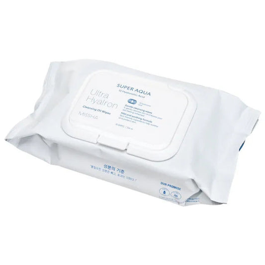MISSHA Super Aqua Ultra Hyalron Cleansing Oil Wipes