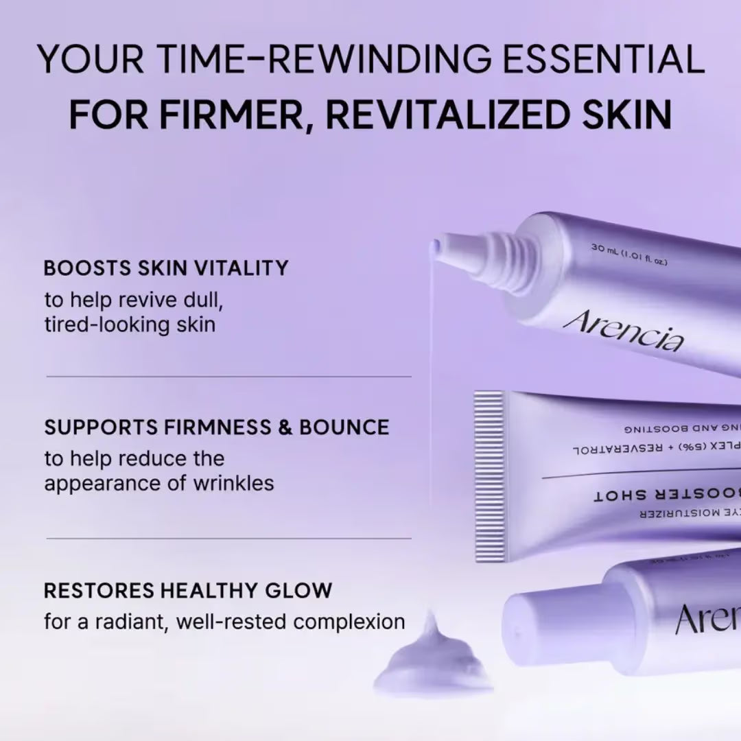 Arencia NAD+ Booster Shot Face and Eye Moisturizer