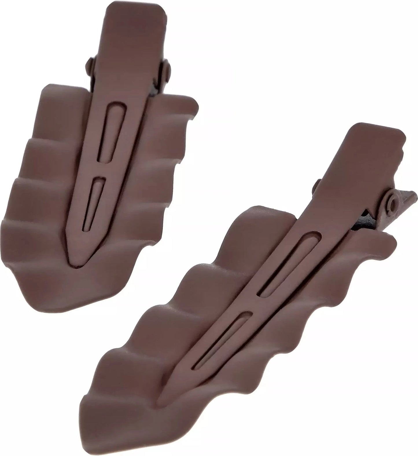 Matte Styling Clips Brown Color