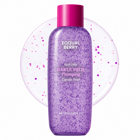 EQQUALBERRY Deep Cera Bakuchiol Plumping Capsule Toner