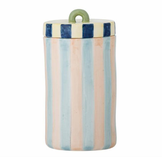 Bloomingville Phoenix Jar with Lid Multi Stoneware