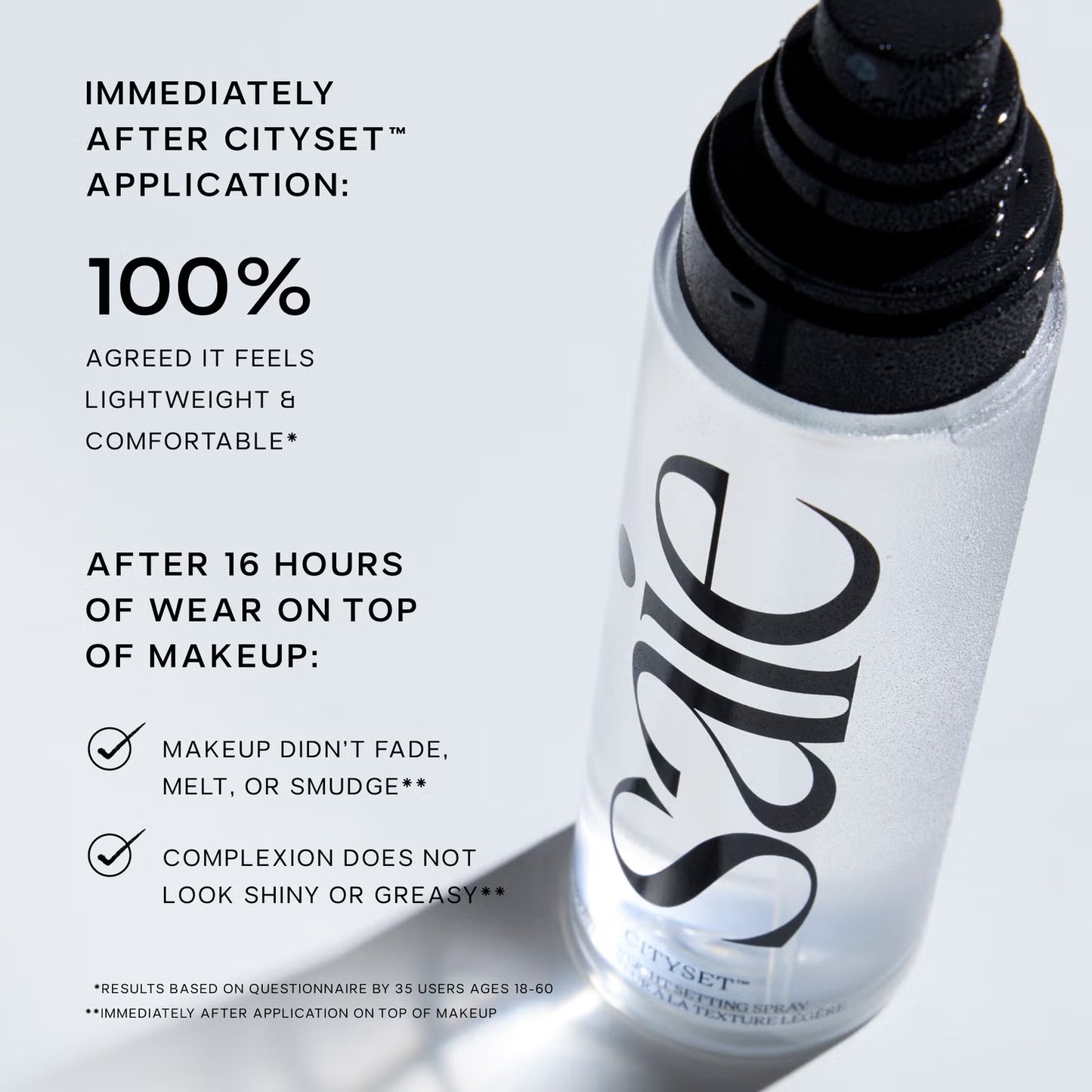 Saie CitySet™ Lightweight Setting Spray