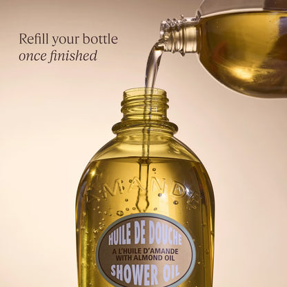L'Occitane Almond Shower Oil Recycled & Recyclable Bottle